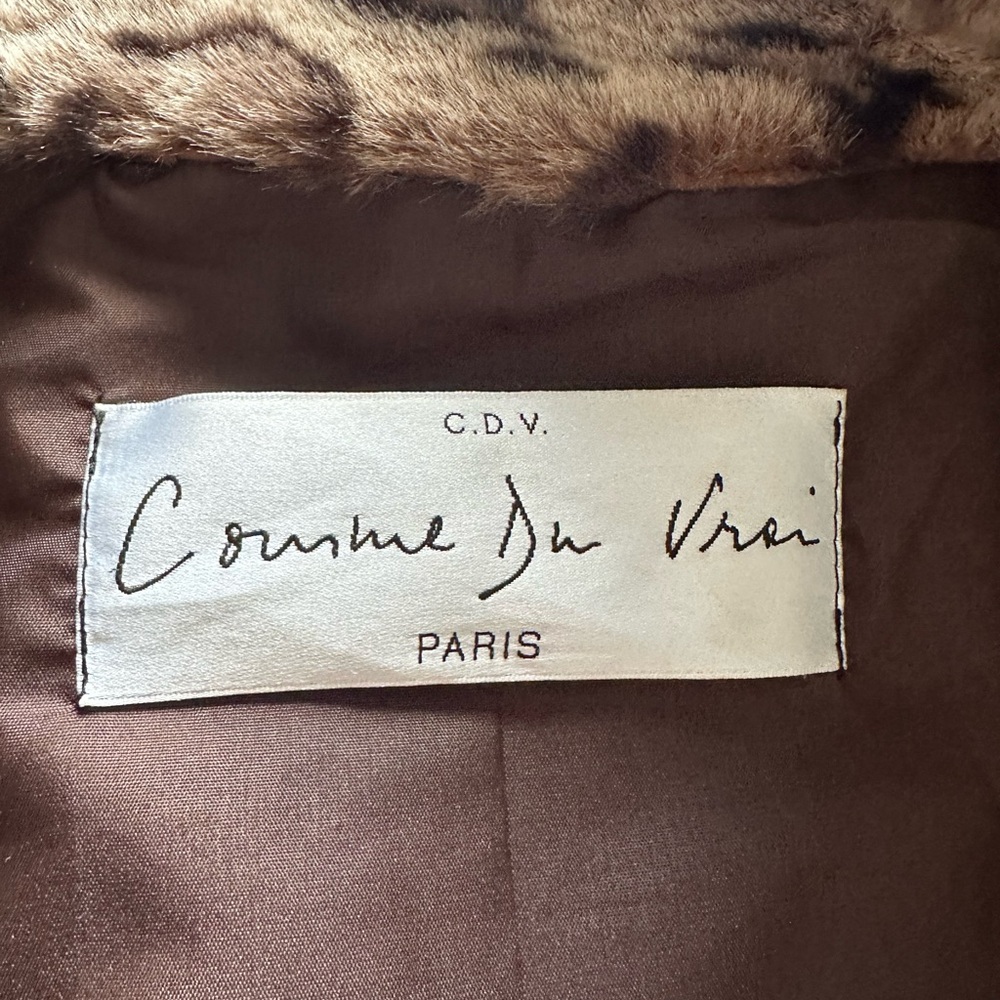 Leopard Print Faux Fur Coat - Picture 7 of 9